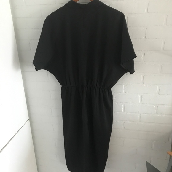 Vintage Midi Dress Michael Phillips Bat Sleeve Mixed Animal print Size 13 - Picture 6 of 9